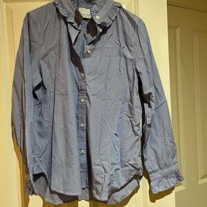 J Crew Size M classic blue and white
